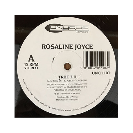 Rosaline Joyce - True 2 U / Try (Remix) / U Can Be (900 Remix)