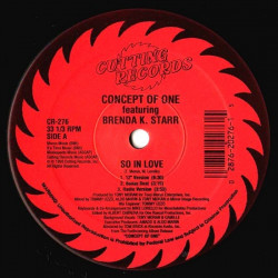 Concept Of One Feat Brenda K Starr - So In Love (12" Mix / Beats / Edit / BBD Mix / Dub Of Buddha)