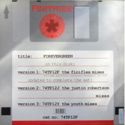 Finitribe - Forevergreen (Funky Forever Mix / Intensity Mix / Forevermost Excellent Mix / Instrumental / Vocal Edit) 2x12" Vinyl