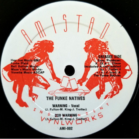 Funke Natives - Warning (Vocal / Dub) / Urban Contemporary Jeep Music (Man In The Train Mix / Dub)