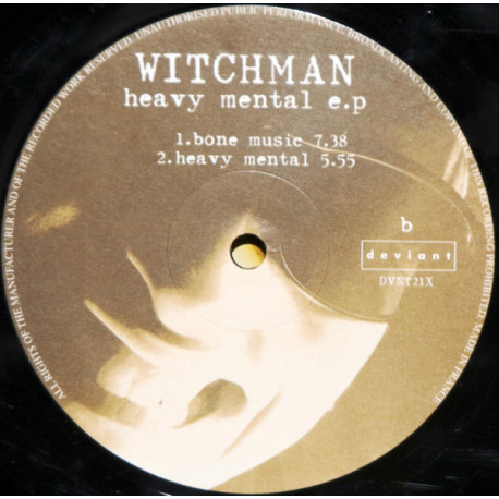 Witchman - Heavy Metal (Original / Distortion Field Edit) / Bone Music / Mutha Lode