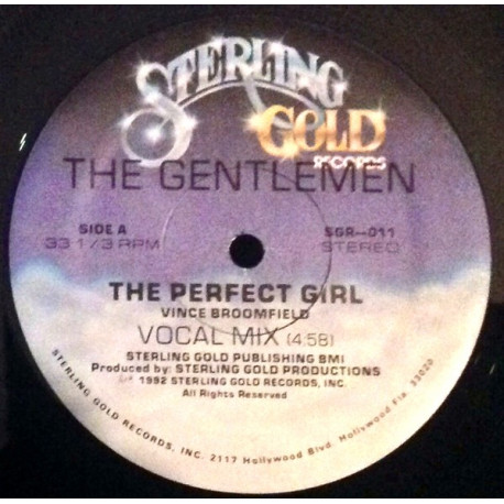 Gentlemen - The Perfect Girl (Vocal Mix / Instrumental) Vinyl Still In Shrinkwrap