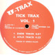 Tick Trax Vol 1 - Dark Track / Xylo Track / Fast Track / Pump Track / Quick Track (White Coloured Vinyl)