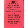 Juice - Rock Your Body Down (Club Mix / Radio Mix) / Your Song