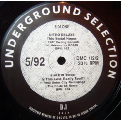 Nitro Deluxe - Brutal House (Greed Mix) / Kid Unknown - Nightmare Walking (Dakeyne Mix) / Sure Is Pure / By All Means DMC Mixes