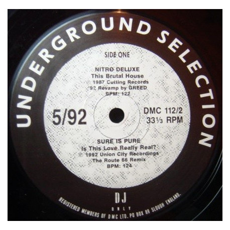 Nitro Deluxe - Brutal House (Greed Mix) / Kid Unknown - Nightmare Walking (Dakeyne Mix) / Sure Is Pure / By All Means DMC Mixes