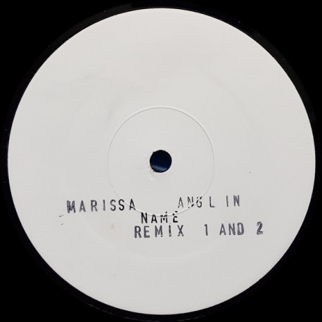 Marissa Anglin - Name (Remix 1 / Remix 2) Vinyl Promo