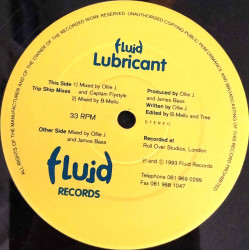 Ollie J - Lubricant (Original Mix / Trip Ship Mix 1 / Trip Ship Mix 2) 12" Vinyl Record