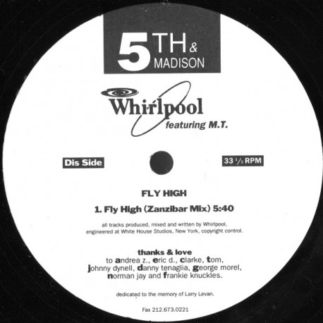 Whirlpool Featuring M.T - Fly High (Original Mix / Zanzibar Mix) Gimme