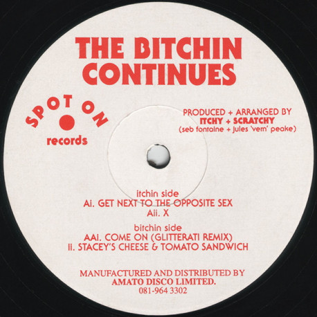 Itchy & Scratchy - The Bitchin Continues (Get Next To The Opposite Sex / X / Come On / Staceys Cheese & Tomato Sandwich)