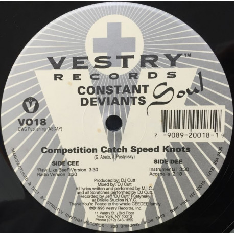 Constant Deviants - Competition Catch Speed Knots (Raw Like Beef Version / Radio Edit / Instrumental / Accapella)