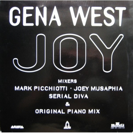 Gena West - Joy (Marks Vocal / JM Paradise Mix / Ruffinit Dub / Renaissance Mix / Serial Diva Club Mix / SD Dub) Double Vinyl