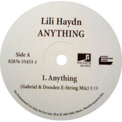 Lili Haydn - Anything (Gabriel & Dresden E String Mix / Gabriel & Dresden Code 313 Dub)  Vinyl Promo