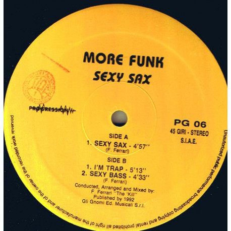 More Funk - Sexy Sax / Im Trap / Sexy Bass