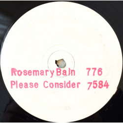 Rosemary Bain - Please Consider (2 Mixes) / Love Can Breathe (2 Mixes) Vinyl Promo