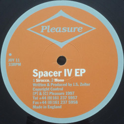 Spacer IV - Sirocco / Mono / Jetson / Dust (Vinyl EP)