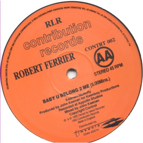 Robert Ferrier - Promise / Baby U Belong 2 Me