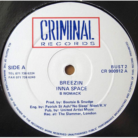 Inna Space – Breezin / Breathless (12" Vinyl Record)