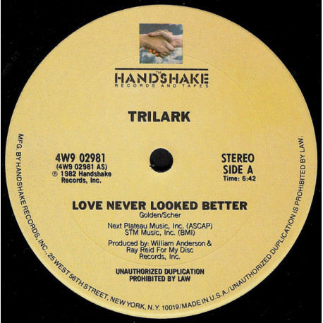 Trilark - Love Never Looked Better (Extended / Instrumental) Still In Shrinkwrap