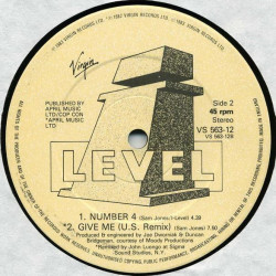 I Level - Give Me (US Remix) / Minefield (Extended) / Number 4 (Slightly Scuffed But Plays Fine)