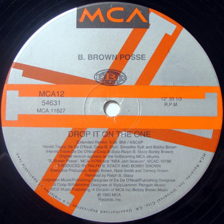 B Brown Posse - Drop It On The One (Extended Remix / Radio Edit / Instrumental)