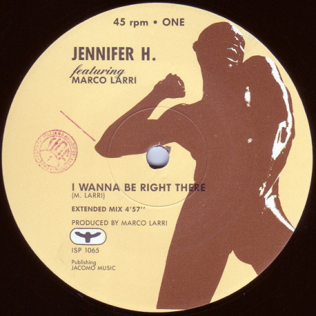 Jennifer H Featuring Marco Larri - I Wanna Be Right There (Extended Mix / Dub Mix)