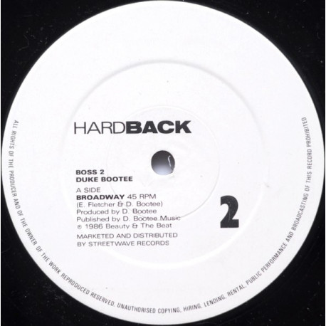 Duke Bootee - Broadway (Vocal / Radio / Instrumental)