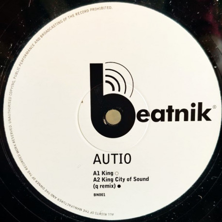 Autio - King (Original) / King City Of Sound (Q Remix) Vinyl Promo