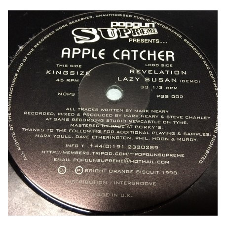 Apple Catcher - Kingsize / Revelation / Lazy Susan (Demo) Limited Edition