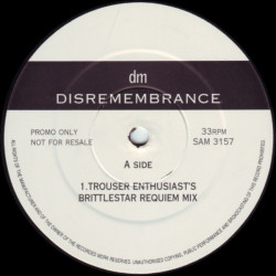Danii Minogue - Disrememberance (Trouser Enthusiasts Brittlestar Requiem Mix / Trouser Dub) Vinyl Promo