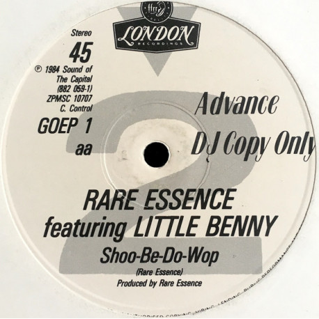 Redds & The Boys - Put You Right Hand In The Air (Extended) / Rare Essence Feat Little Benny - Shoo Be Do Wop (Vinyl Promo)