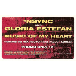 NSYNC And Gloria Estefan - Music Of My Heart (2 Hex Hector Mixes . 2 Pablo Flores Mixes) Vinyl Promo