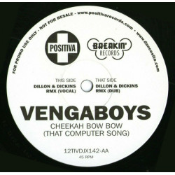 Vengaboys - Cheekah Bow Bow (Dillon & Dickins Vocal / Dillon & Dickins Dub) Vinyl Promo