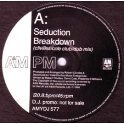 Seduction - Breakdown (Clivilles & Cole Club Dub) / Groove Me (Dub) Vinyl Promo