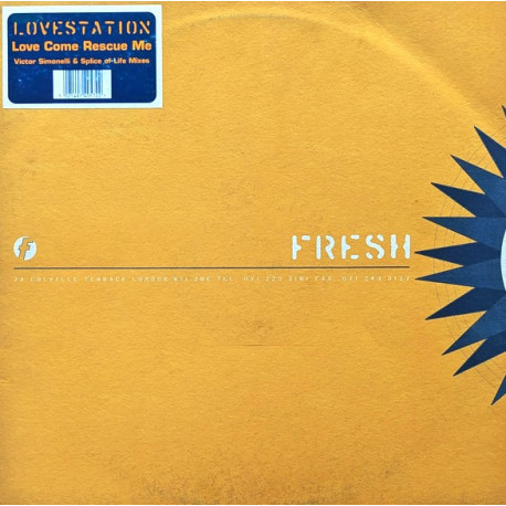 Lovestation - Love come rescue me (Victor Simonelli Club mix / Spice Of Life Classic Club Mix / Victor Simonelli Dub) Vinyl