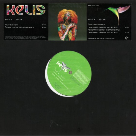 Kelis - Game Show (Vocal / Instrumental) / Ghetto Children (Vocal / Instrumental)