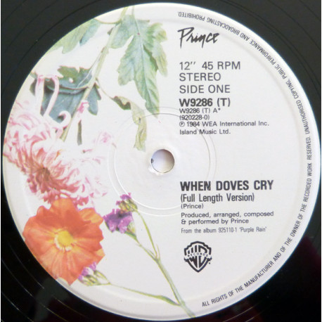 Prince - When Doves Cry / 17 Days
