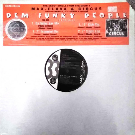 Max Flava & Circus - Dem Funky People (Da Funky Sax Mix / 12" Club Mix / 7" Edit / 7" Extended Mix)
