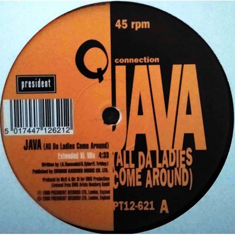 Q Connection - Java (All Da Ladies Come Around) Extended / Dub / Instrumental