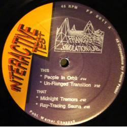 Franco F Simulation Lab - People In Orbit / Un-Flanged Transition / Midnight Tremors / Ray Tracing Sauna