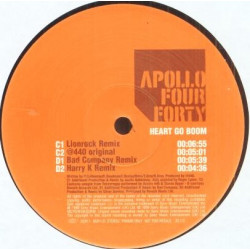 Apollo 440 - Heart Go Boom (Original Mix / Lionrock Remix / Bad Company Remix / Harry K Remix) Vinyl Promo