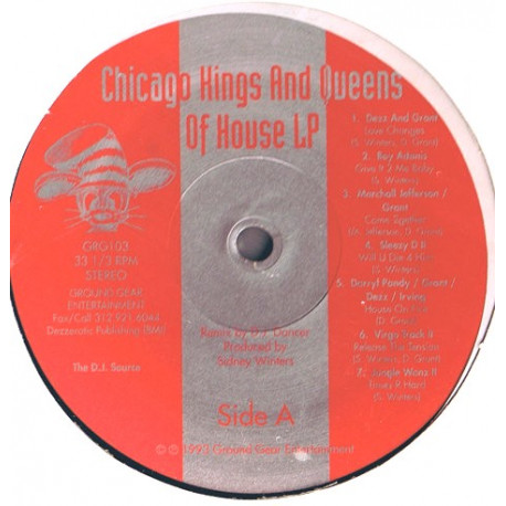 Chicago Kings And Queens Of House - 14 Track LP (Virgo / Jungle Wonz / Sleezy D / Fast Eddie / Fantasy Club / Dezz And Grant)