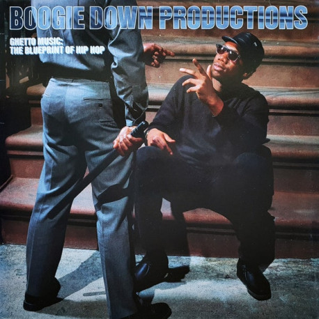Boogie Down Productions - Ghetto Music The Blueprint Of Hip Hop LP (Cover Tatty, Vinyl Looks Good)
