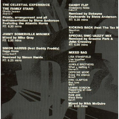 Family Stand - Ghetto Heaven (Steve Anderson Remix) / Candy Flip - Strawberry Fields (Dakeyne Remix) DMC MIXES NO COVER