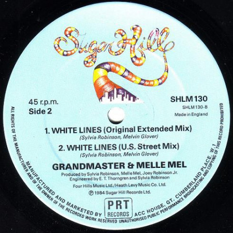 Grandmaster Melle Mel & The Furious Five - White Lines (Original Extended / US Street Mix / Mastermind Herbie Remix)