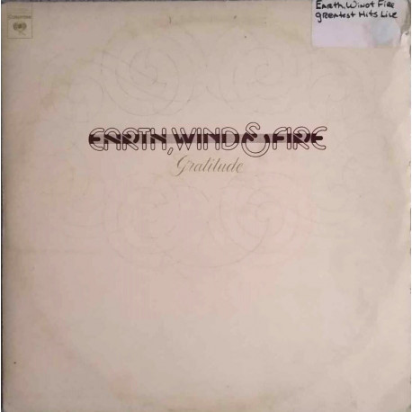 Earth Wind & Fire - Gratitude (13 Track Live Double LP) Singasong / Cant Hide Love / Shining Star / Sun Goddess / Reasons
