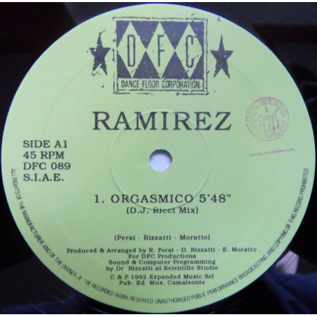 Ramirez - Orgasmico (DJ Ricci Mix / Ricci Sabrosco Mix / Sexappella)