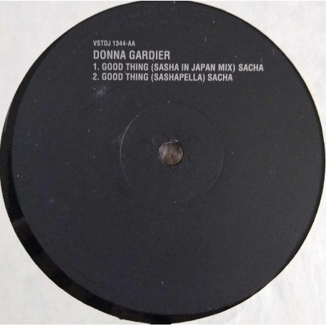 Donna Gardier - Good Thing (Sasha In Japan Mix / Sashapella / Survival Mix / Pumped Up Edit) Vinyl Promo
