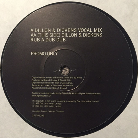 Emiliana Torrini - To Be Free (Dillon & Dickens Vocal Mix / Dillon & Dickens Dub) Vinyl Promo