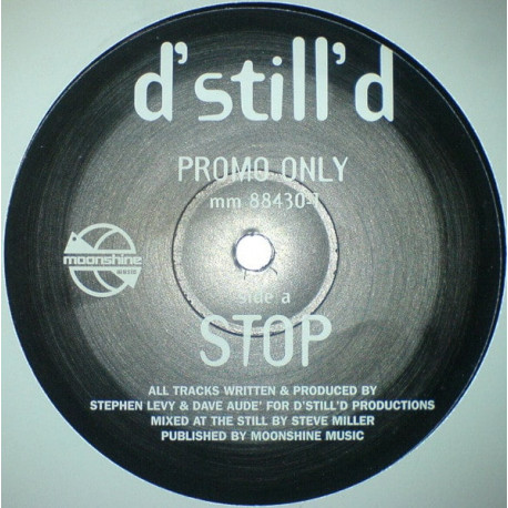 D Still D - Stop / Go  (Vinyl Promo)